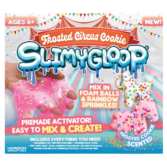 SlimyGloop® Frosted Circus Cookie